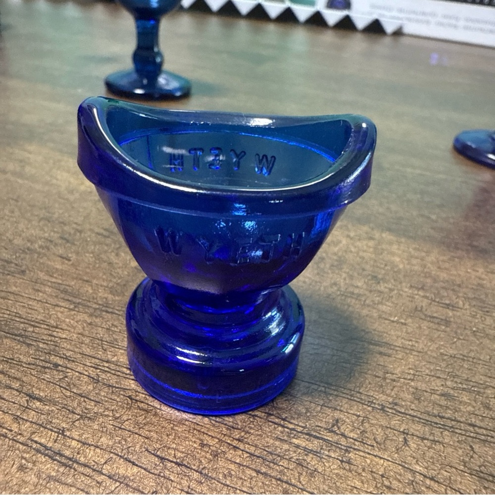 Vibrant Blue Glass